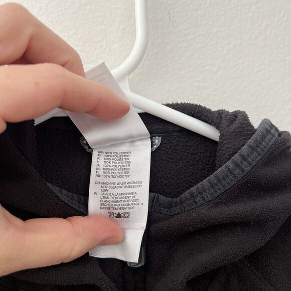 The‎ North Face Full Zip Hoodie Womens Size XS Ruched Pockets Black - Picture 8 of 13